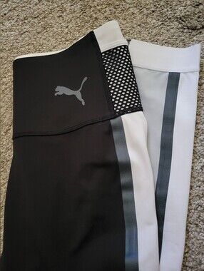 Puma Black And White Leggings
